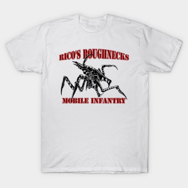 Starship Troopers Rico's Roughnecks T-Shirt by frekioxo